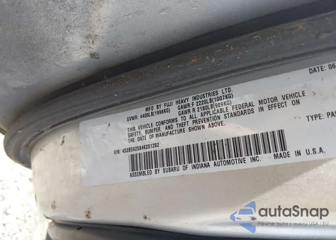 2004 Subaru Legacy L/L W/35Th Anniversary Edition from USA, damaged, VIN 4S3BE625846201282